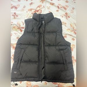 Men’s Zara Vest size M black new without tags